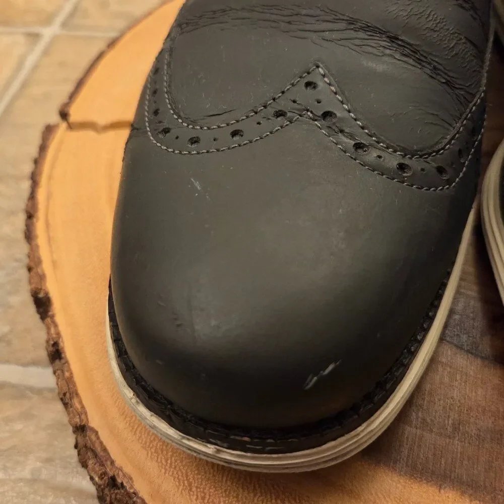 Cole Haan Original Grand Gray Wingtip Mens Size 11 Dress Shoe Sneakers Lace Up